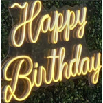 Letreiro Led Happy Birthday